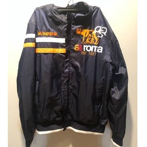 Kappa Navy Blue Jacket Windbreaker Sz Large Medium
